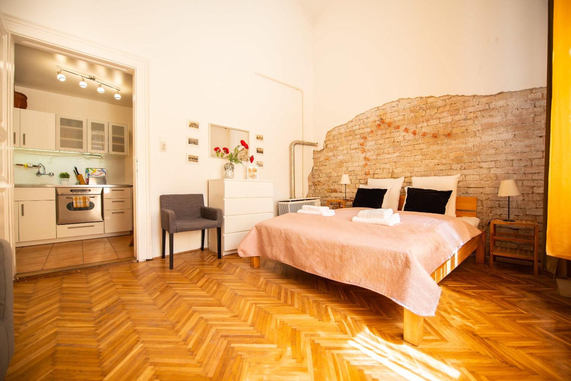 בודפשט Ultra Central Cosy Ac Apartment מראה חיצוני תמונה